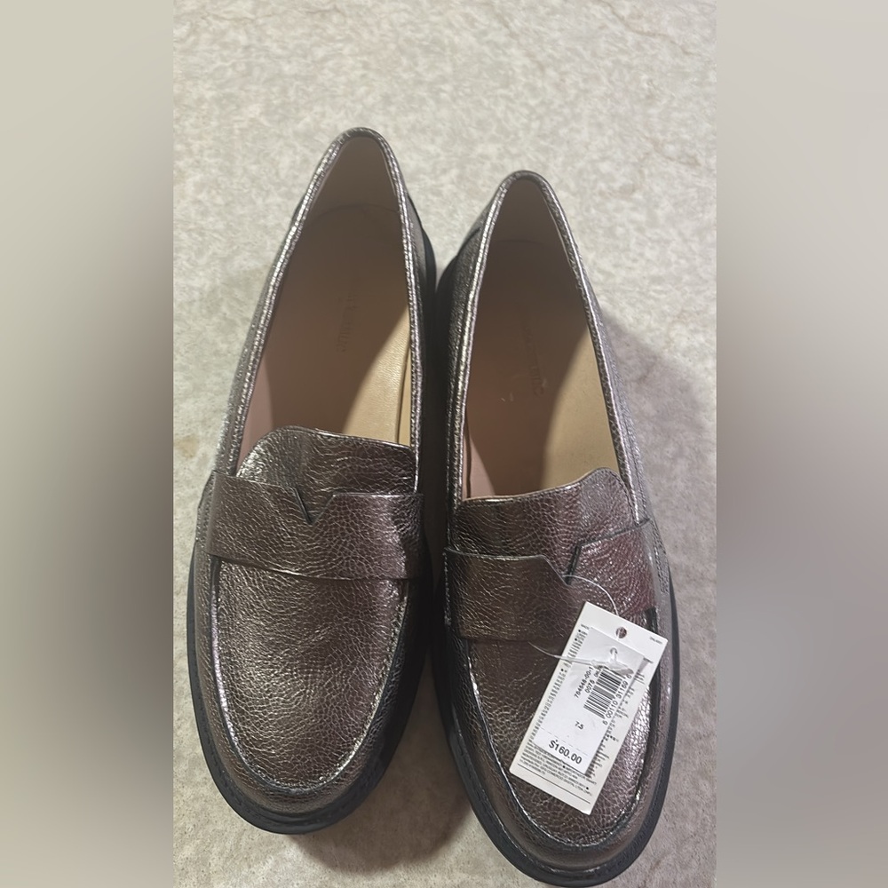Banana Republic Metallic Brown Loafers